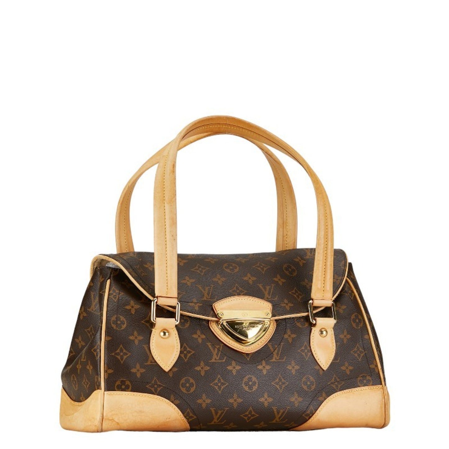 Louis Vuitton Beverly Brown Canvas Shoulder Bag