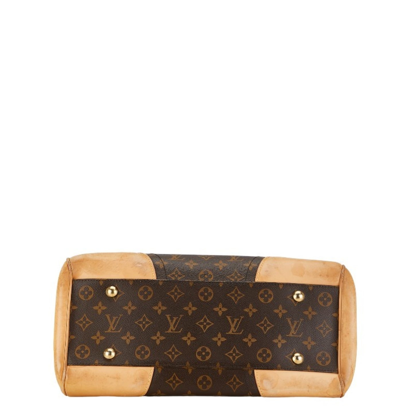 Louis Vuitton Beverly Brown Canvas Shoulder Bag