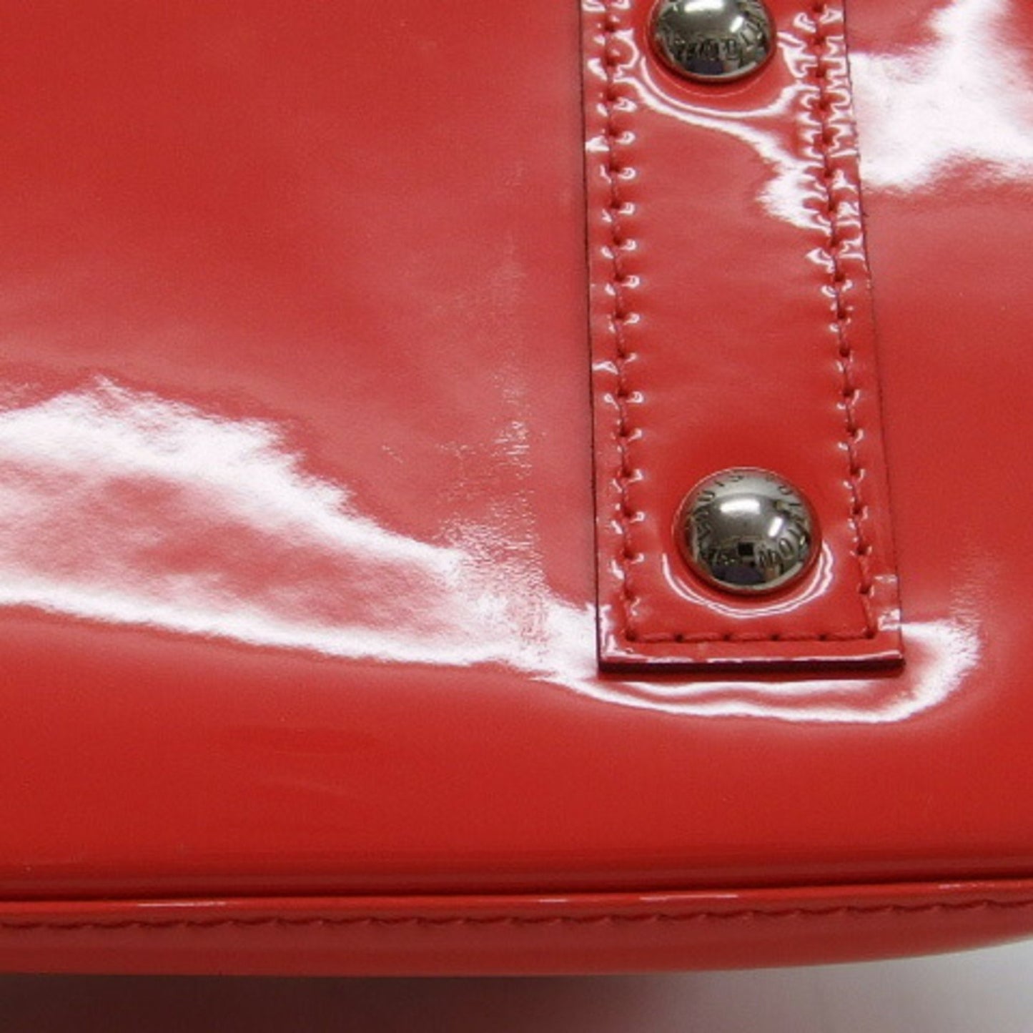 Louis Vuitton Alma BB Red Patent Leather Hand Bag