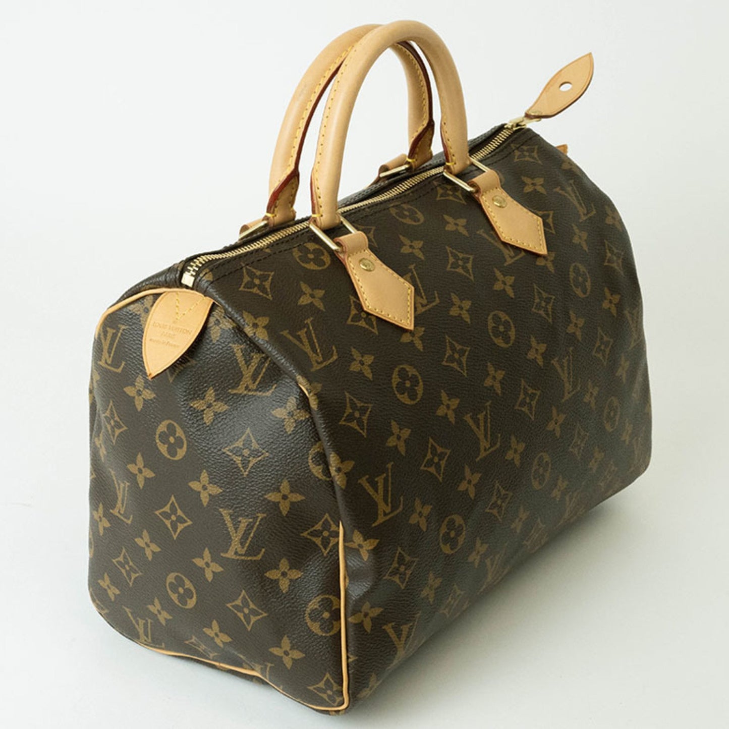 Louis Vuitton Speedy 30 Brown Canvas Hand Bag