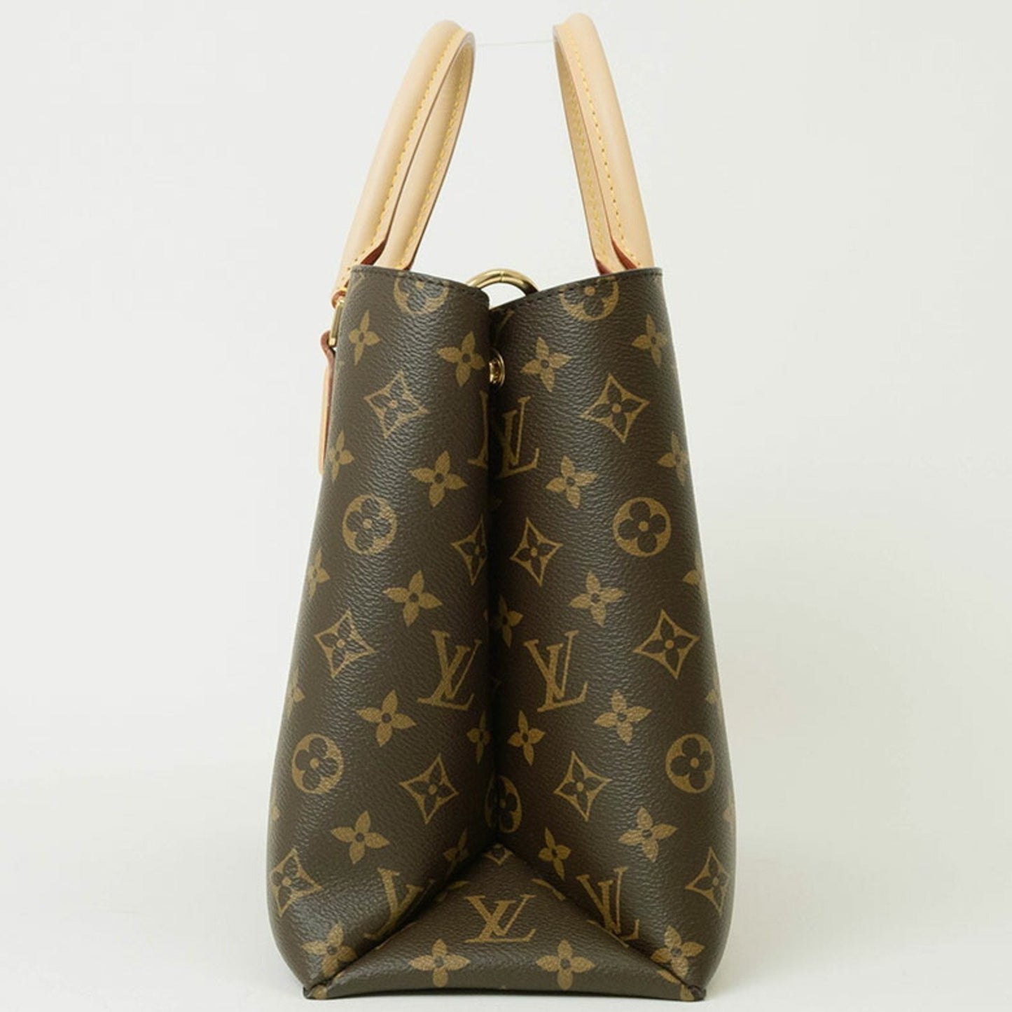 Louis Vuitton Flower Brown Canvas Tote Bag