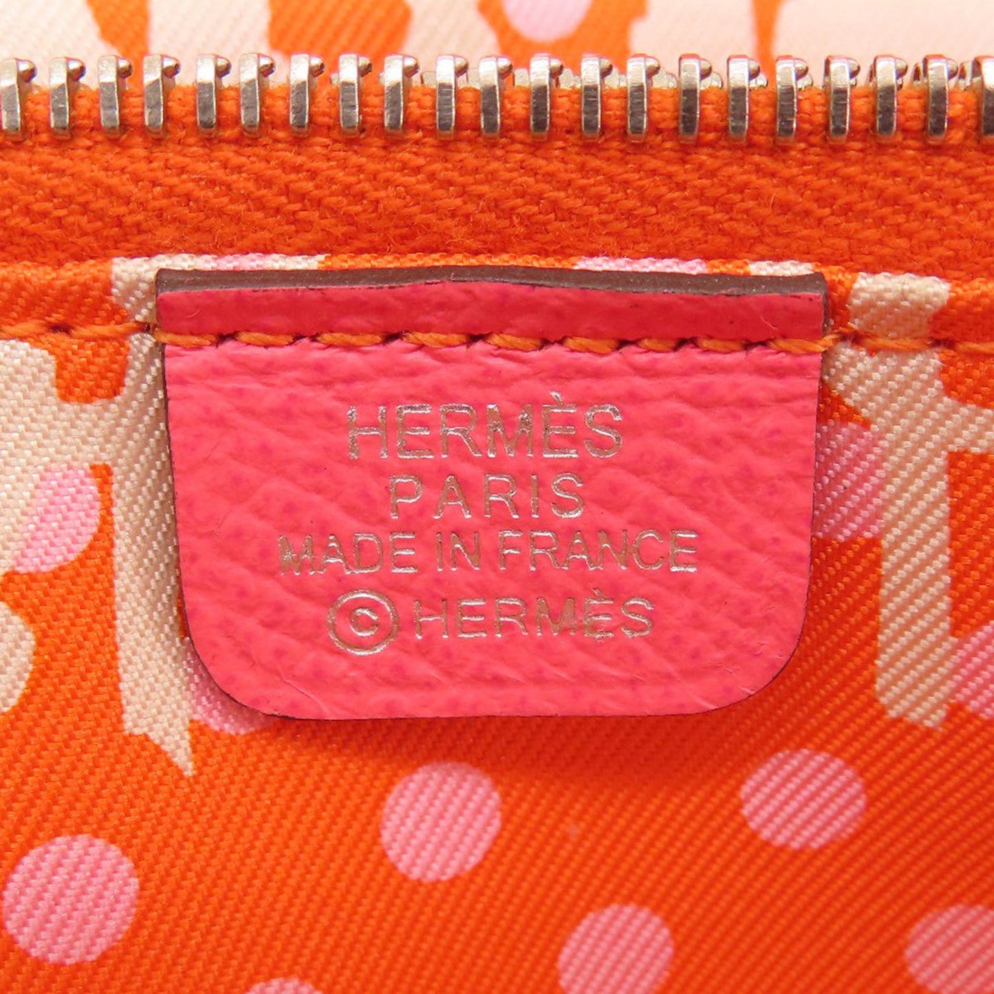 Hermès Silk'In Pink Leather Wallet Accessories