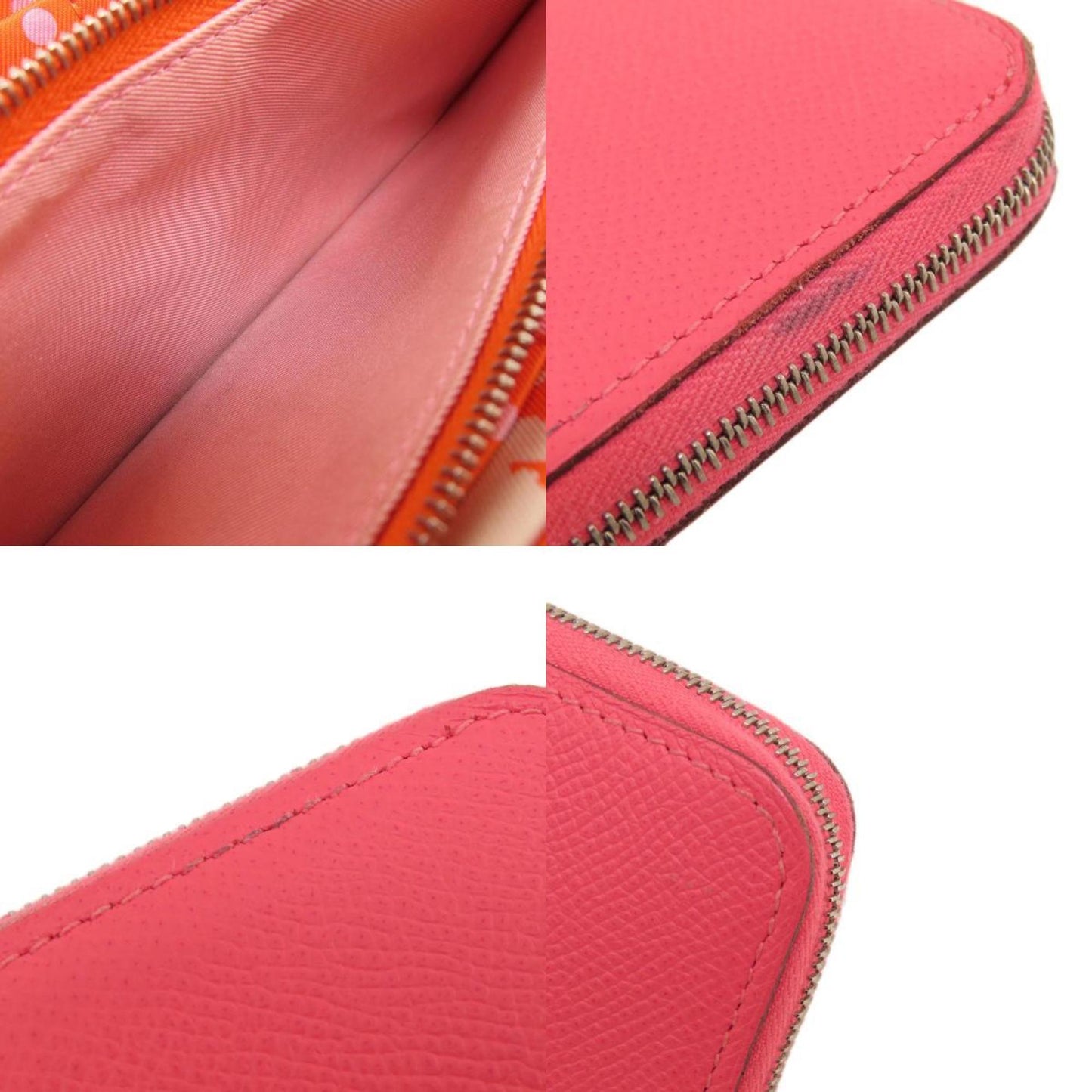 Hermès Silk'In Pink Leather Wallet Accessories