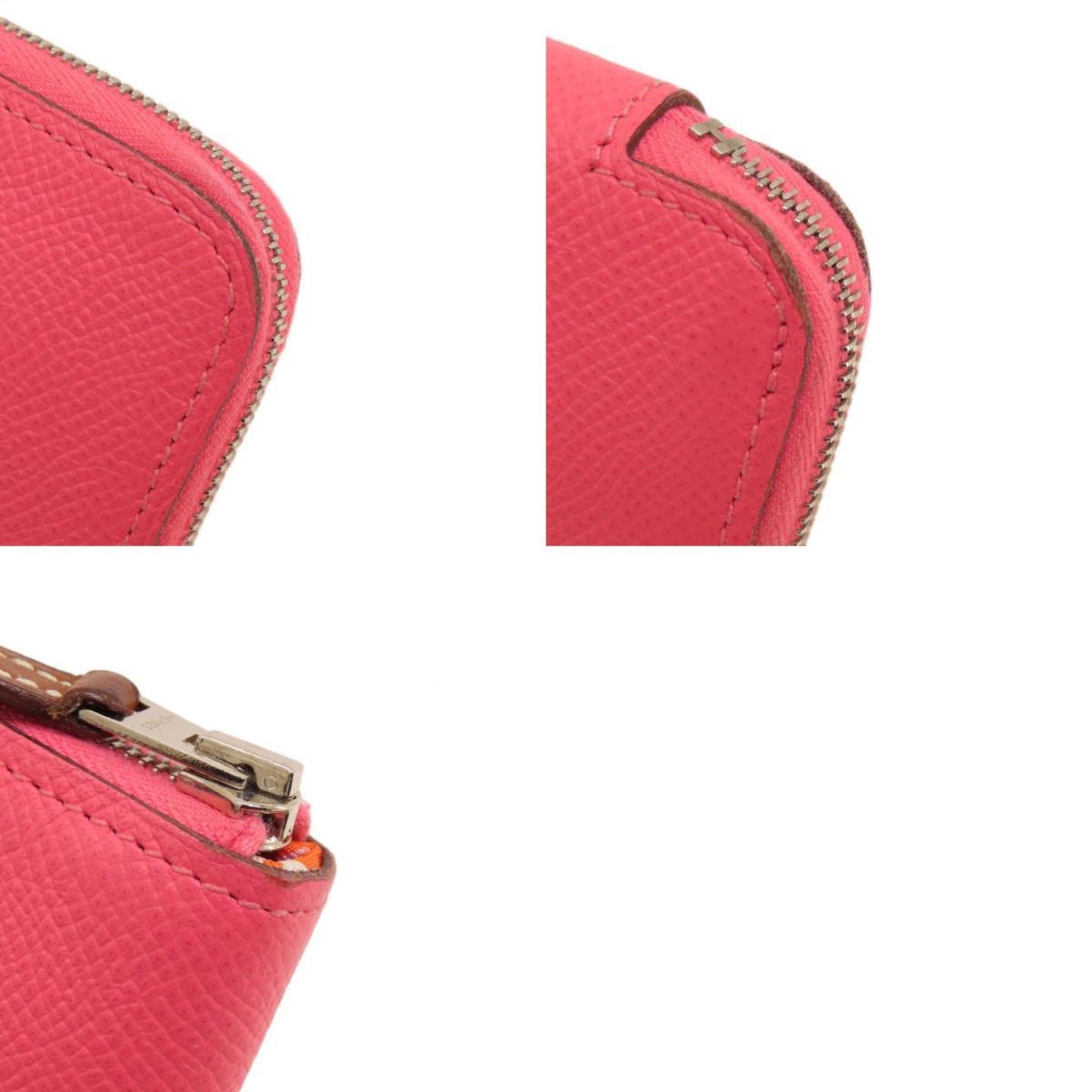 Hermès Silk'In Pink Leather Wallet Accessories