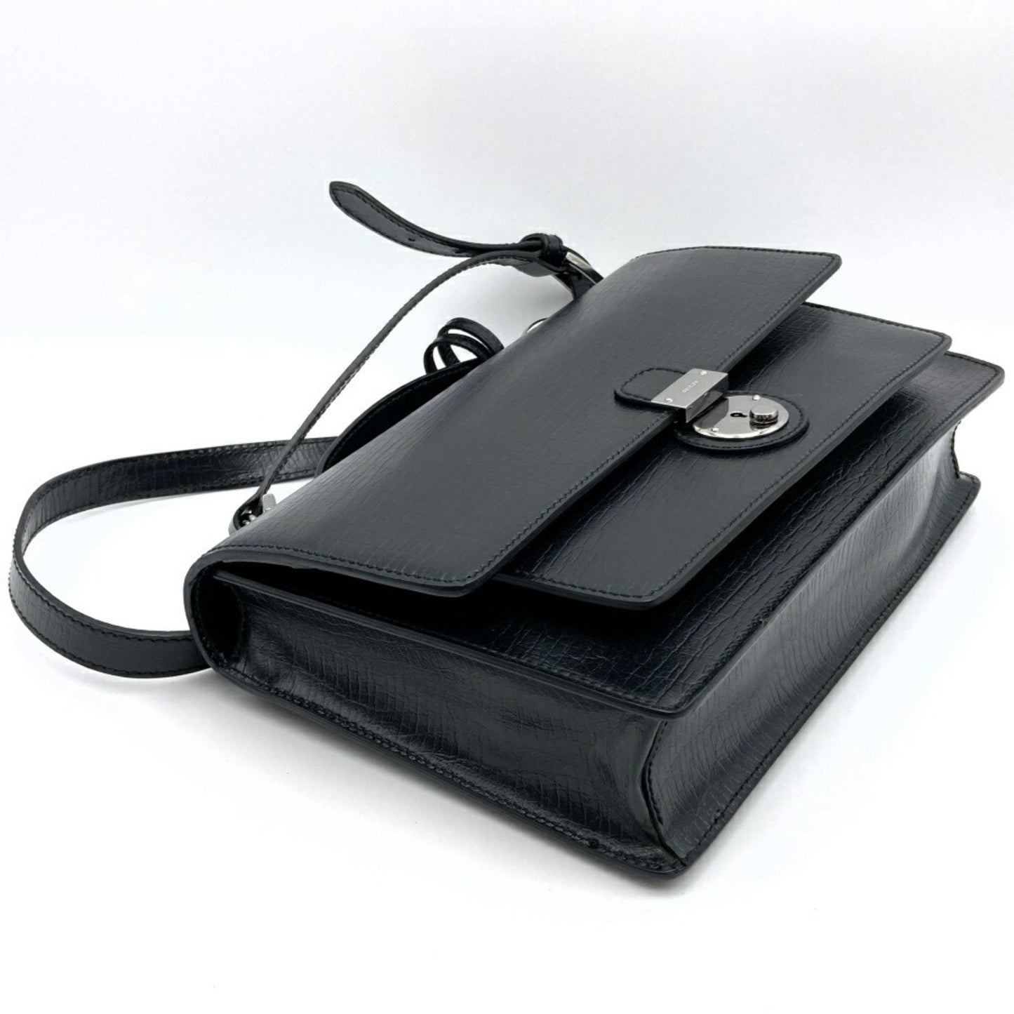 Gucci Black Leather Shoulder Bag