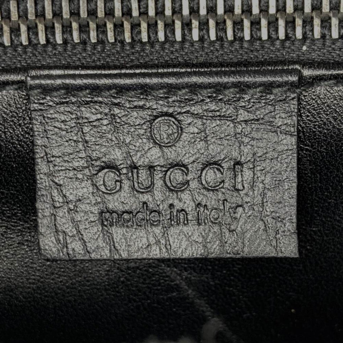 Gucci Black Leather Shoulder Bag