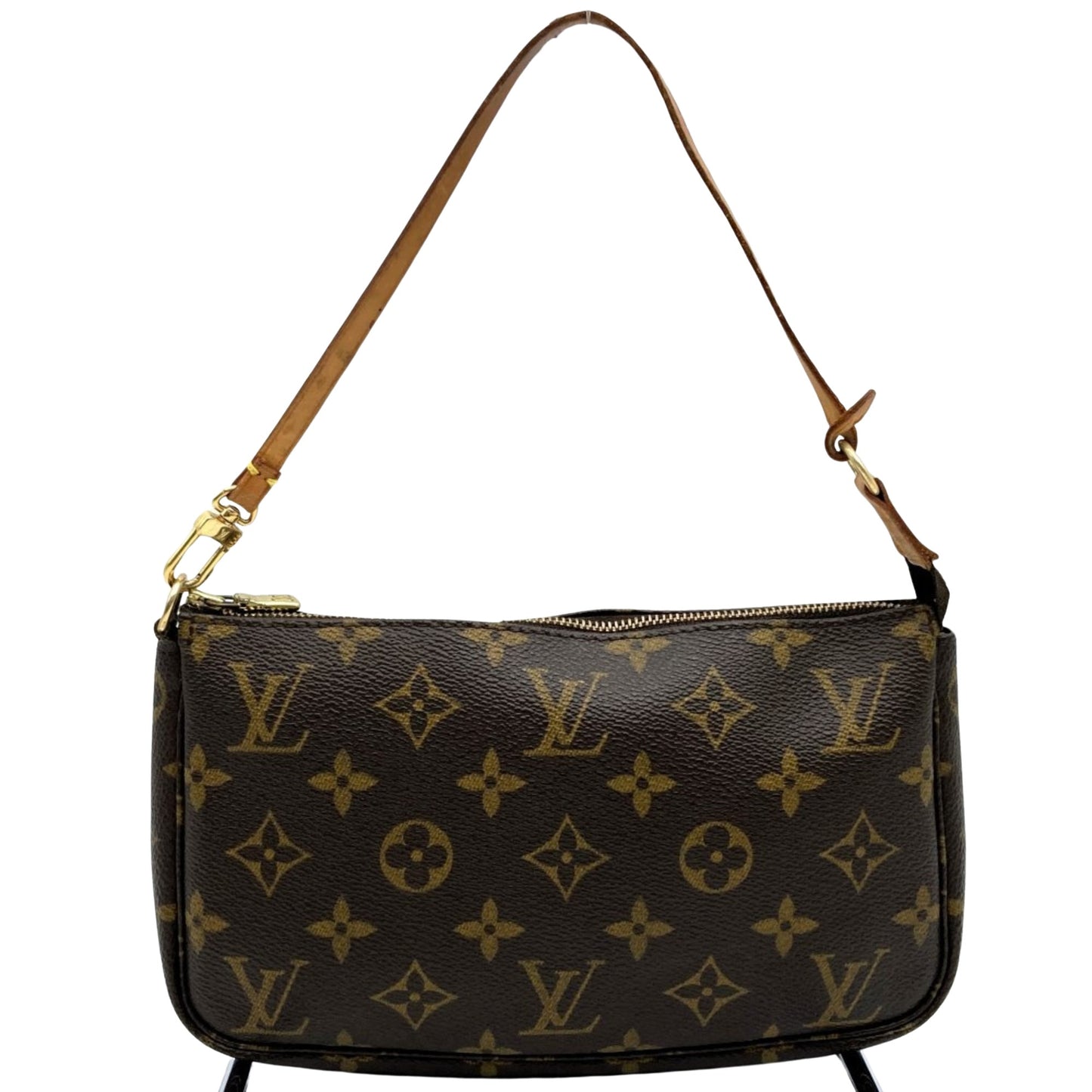 Louis Vuitton Pochette accessoires Brown Canvas Clutch Bag