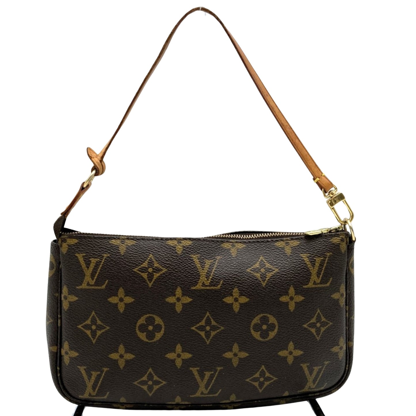 Louis Vuitton Pochette accessoires Brown Canvas Clutch Bag