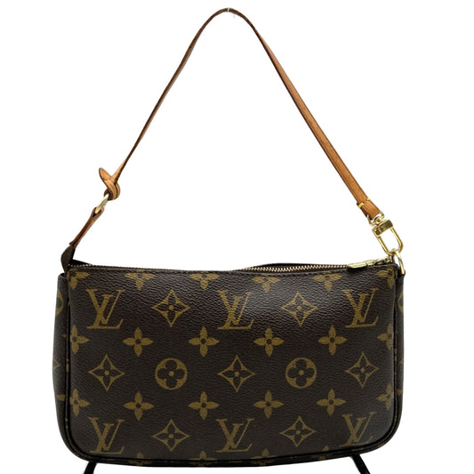 Louis Vuitton Pochette accessoires Brown Canvas Clutch Bag