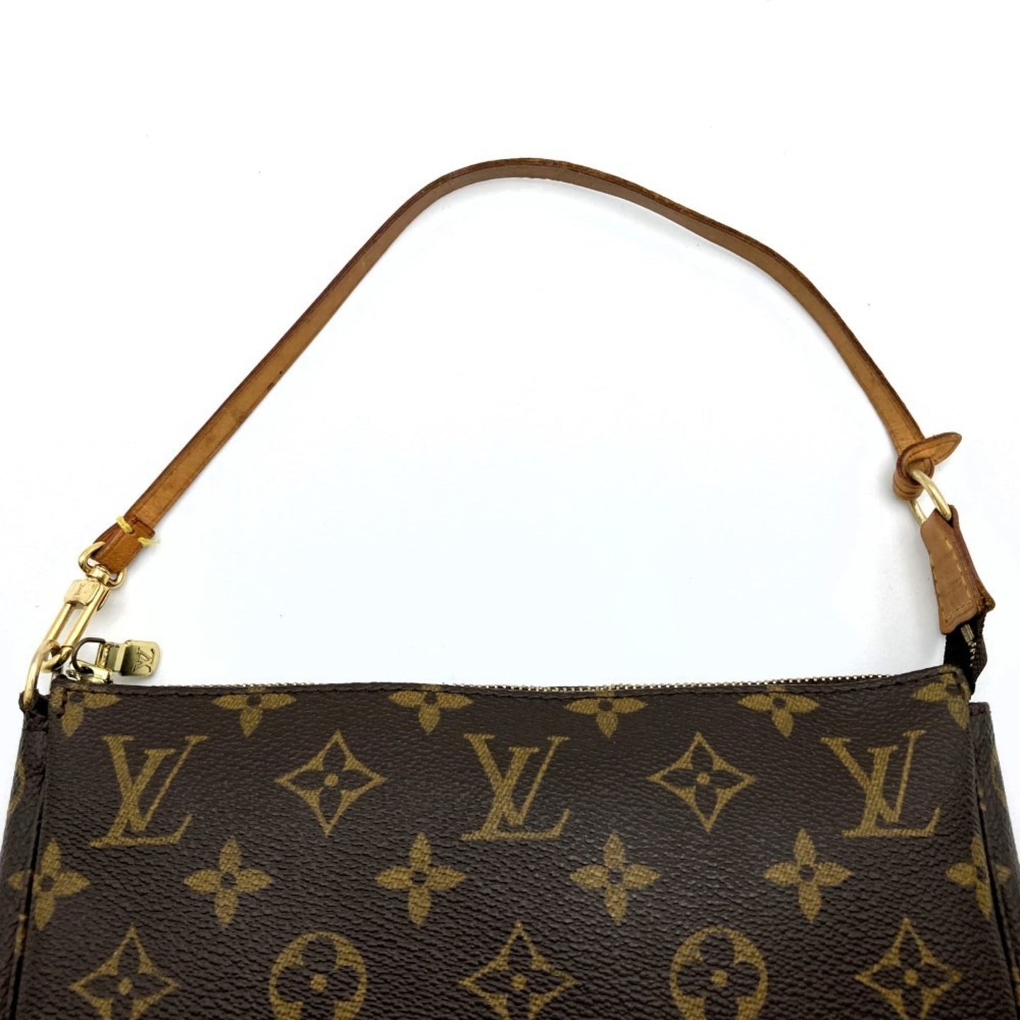 Louis Vuitton Pochette accessoires Brown Canvas Clutch Bag