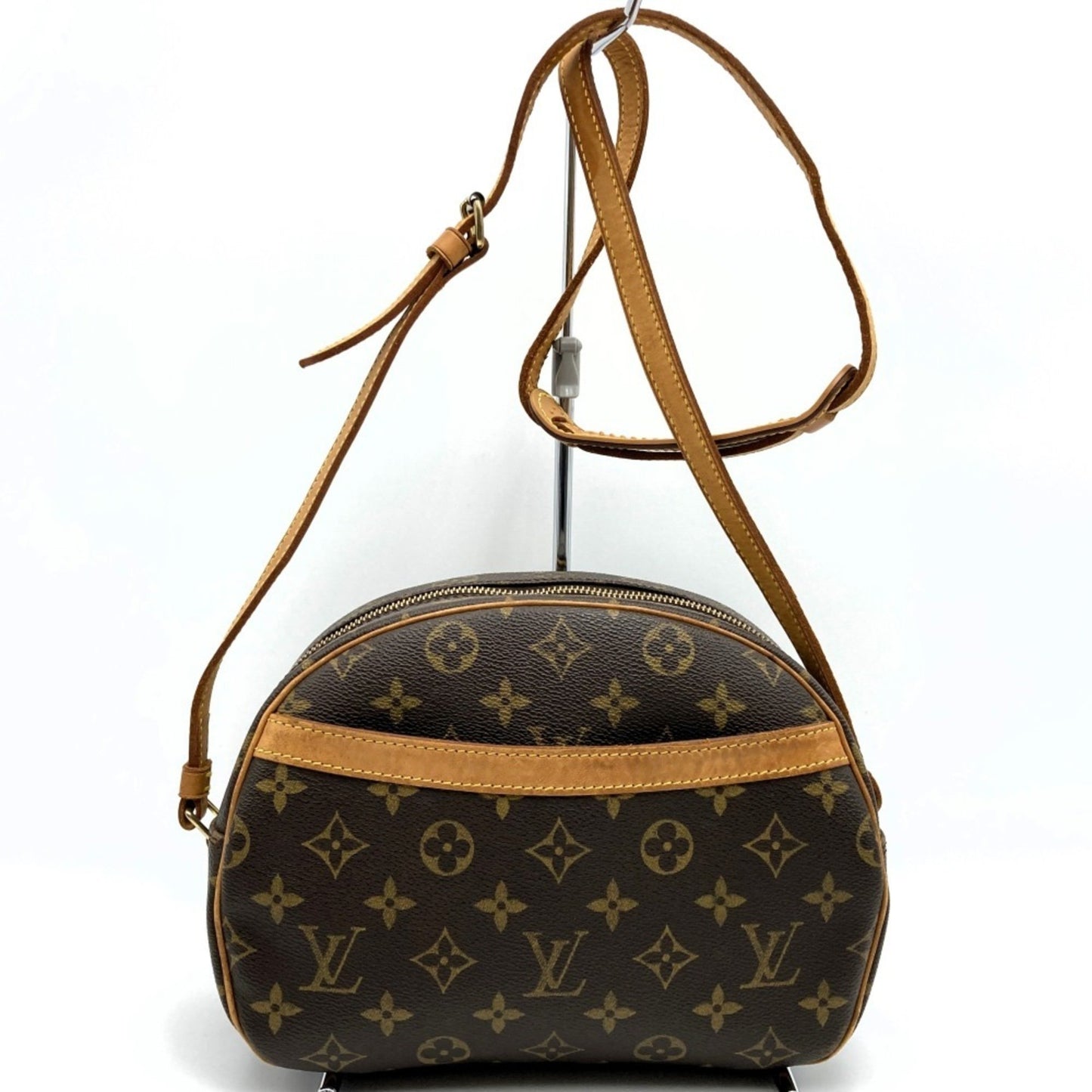 Louis Vuitton Blois Brown Canvas Shoulder Bag