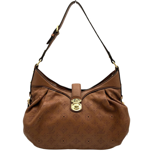 Louis Vuitton Mahina Brown Leather Shoulder Bag