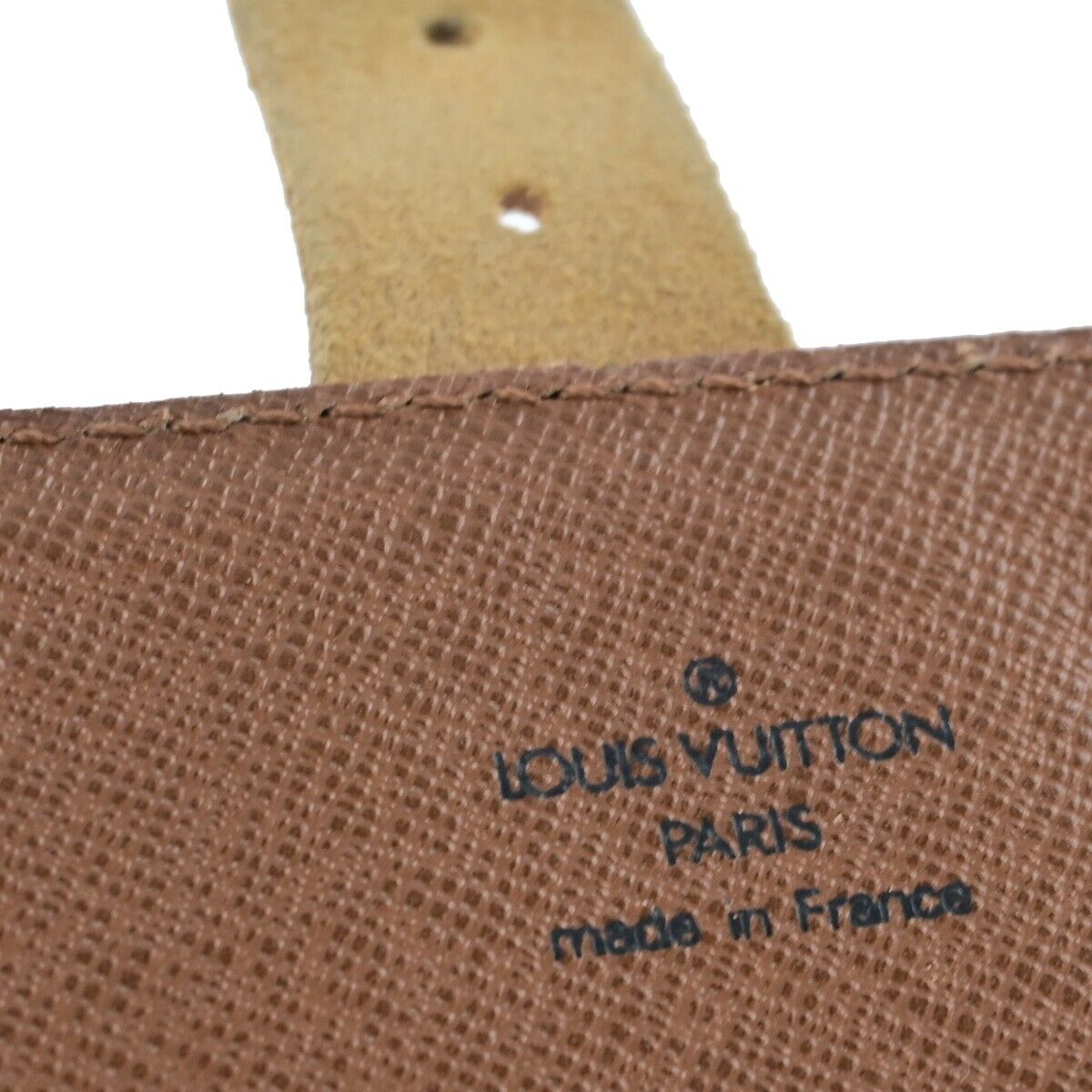 Louis Vuitton Cartouchiere Brown Canvas Shoulder Bag