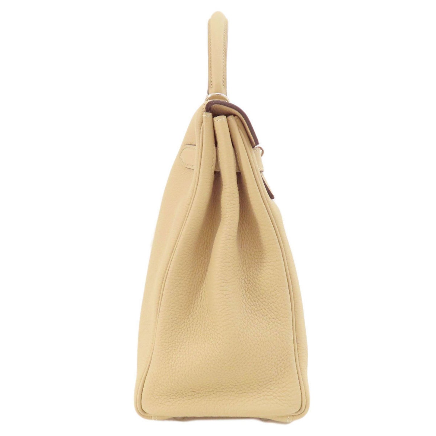 Hermès Kelly 32 Beige Leather Hand Bag