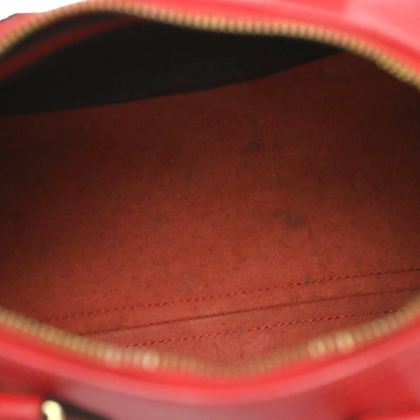 Louis Vuitton Speedy 25 Red Leather Hand Bag