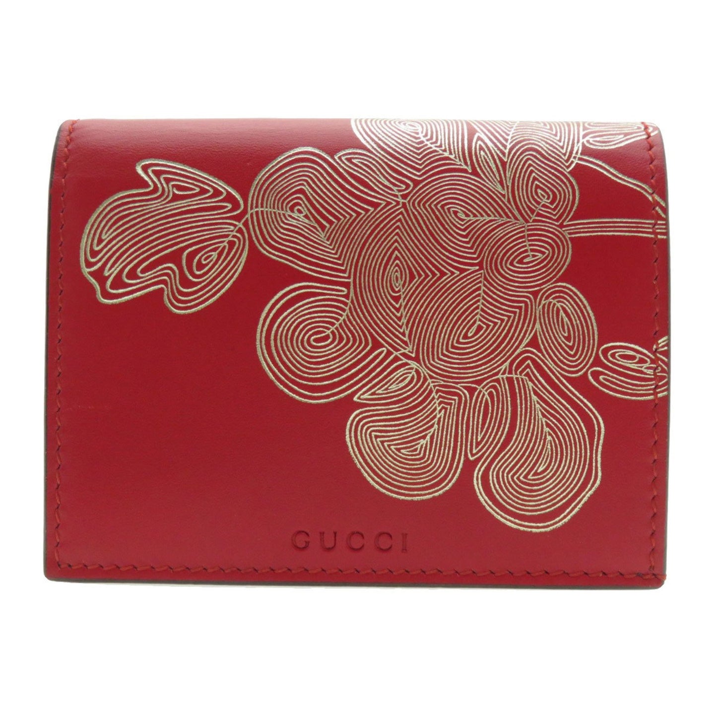 Gucci -- Red Leather Wallet Accessories