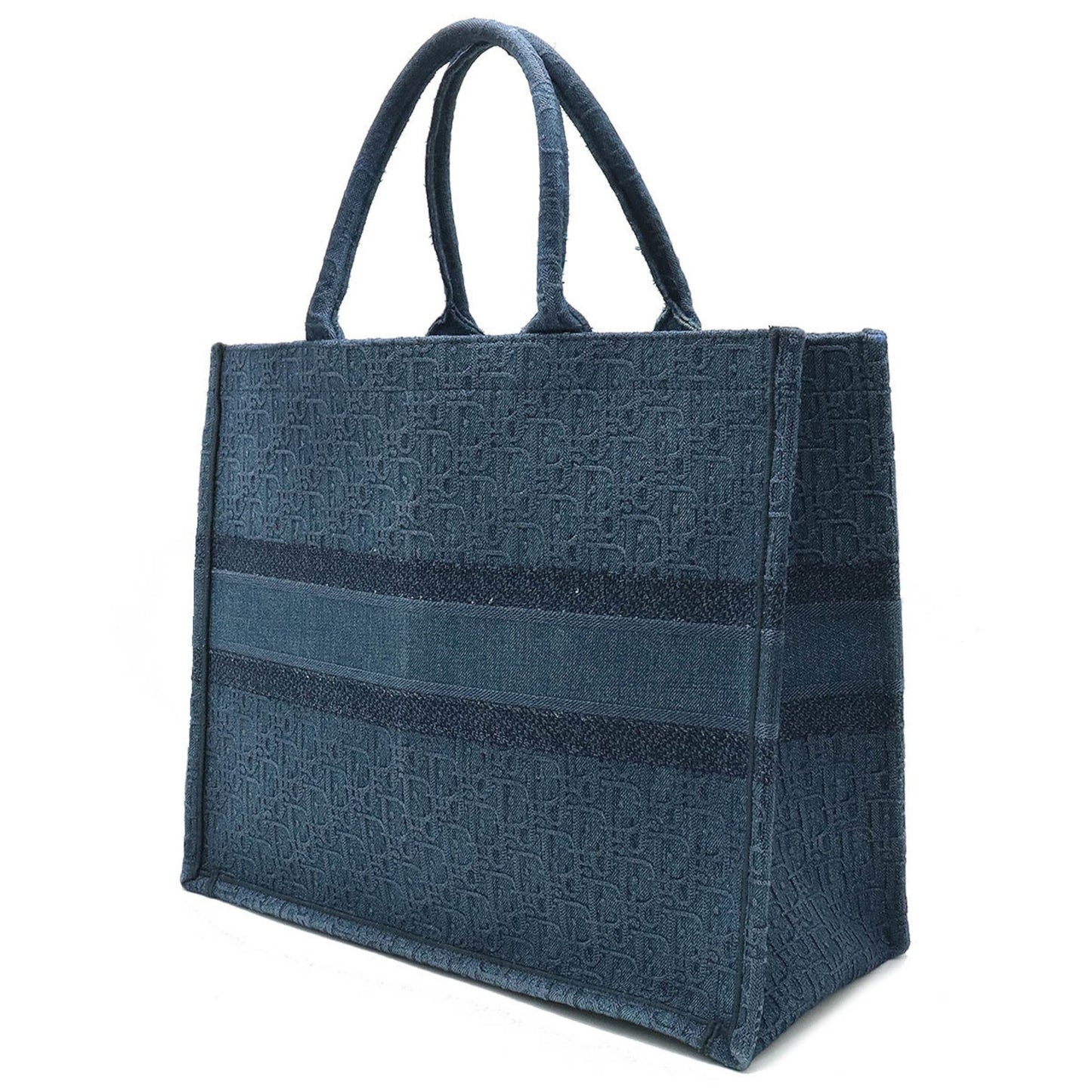 Dior Blue Canvas Tote Bag