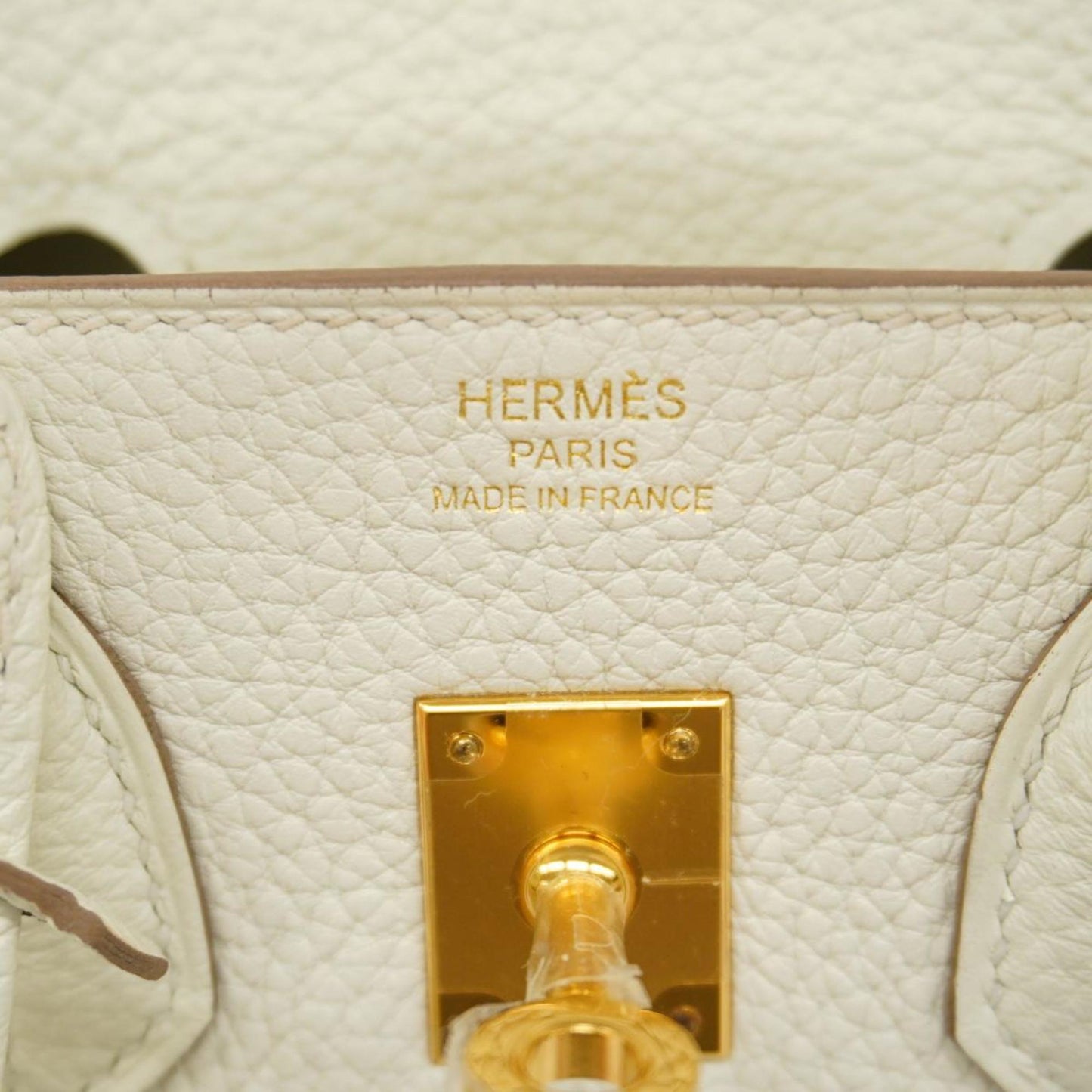 Hermès Birkin 25 Beige Leather Hand Bag