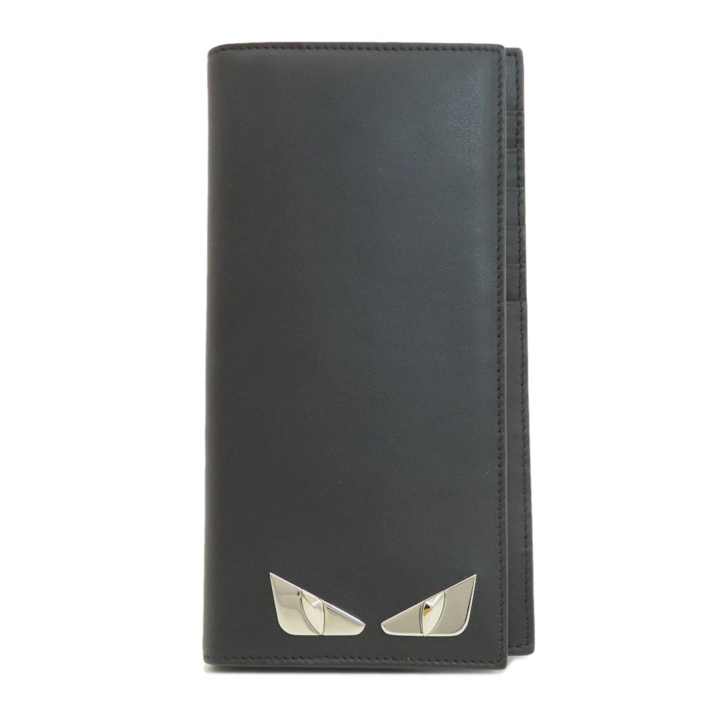 Fendi Monster Black Leather Wallet Accessories