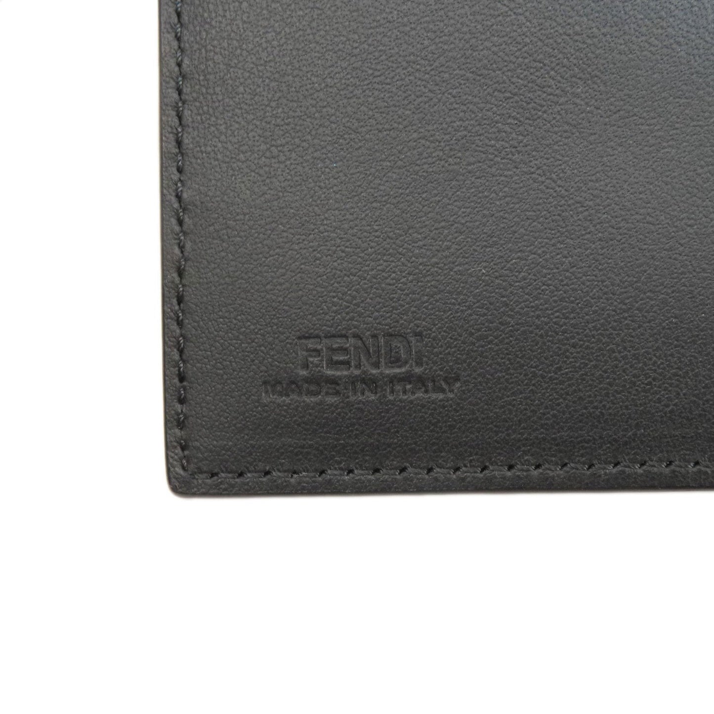 Fendi Monster Black Leather Wallet Accessories