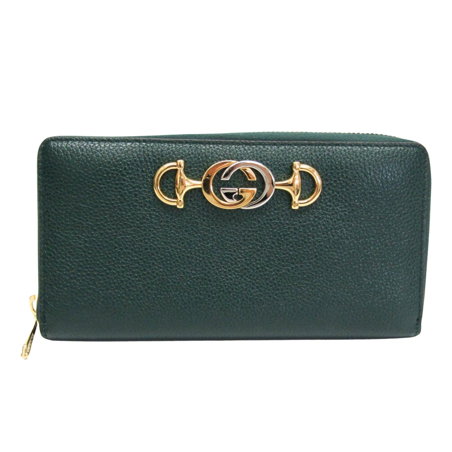 Gucci Zumi Green Leather Wallet Accessories