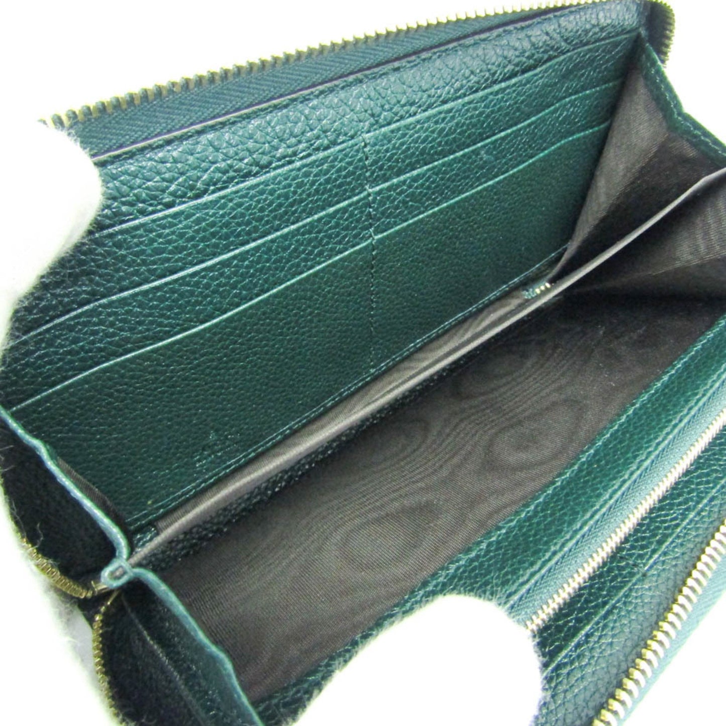 Gucci Zumi Green Leather Wallet Accessories