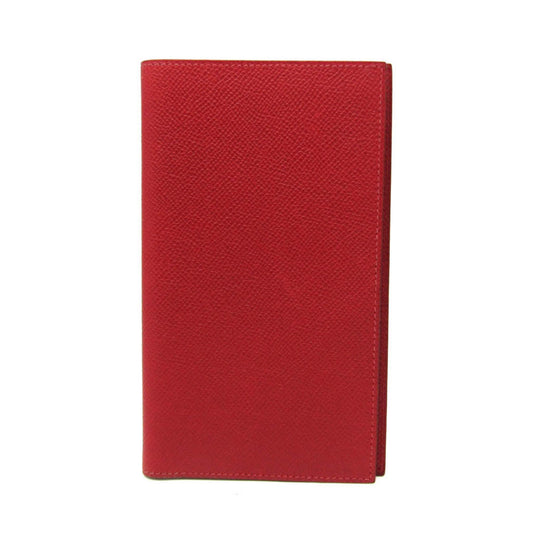 Hermès Vision Red Leather Wallet Accessories