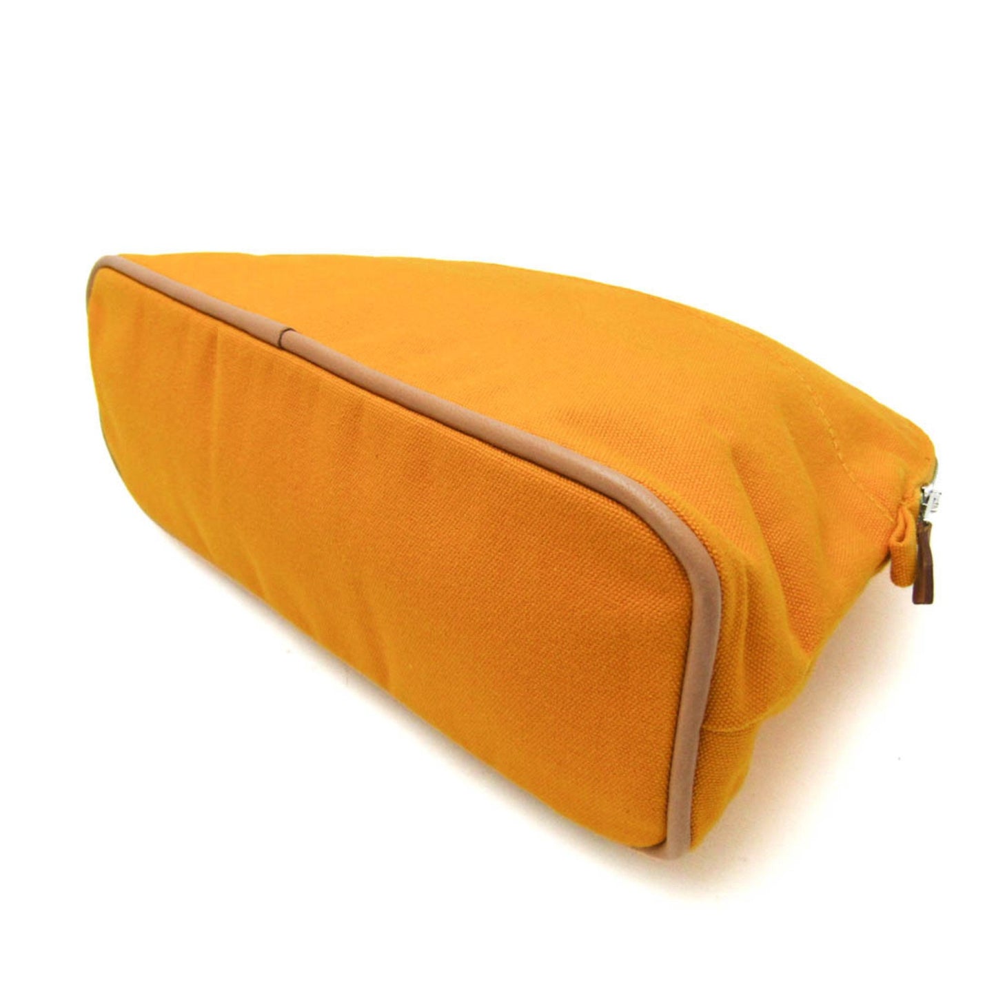 Hermès Bolide Yellow Cotton Clutch Bag