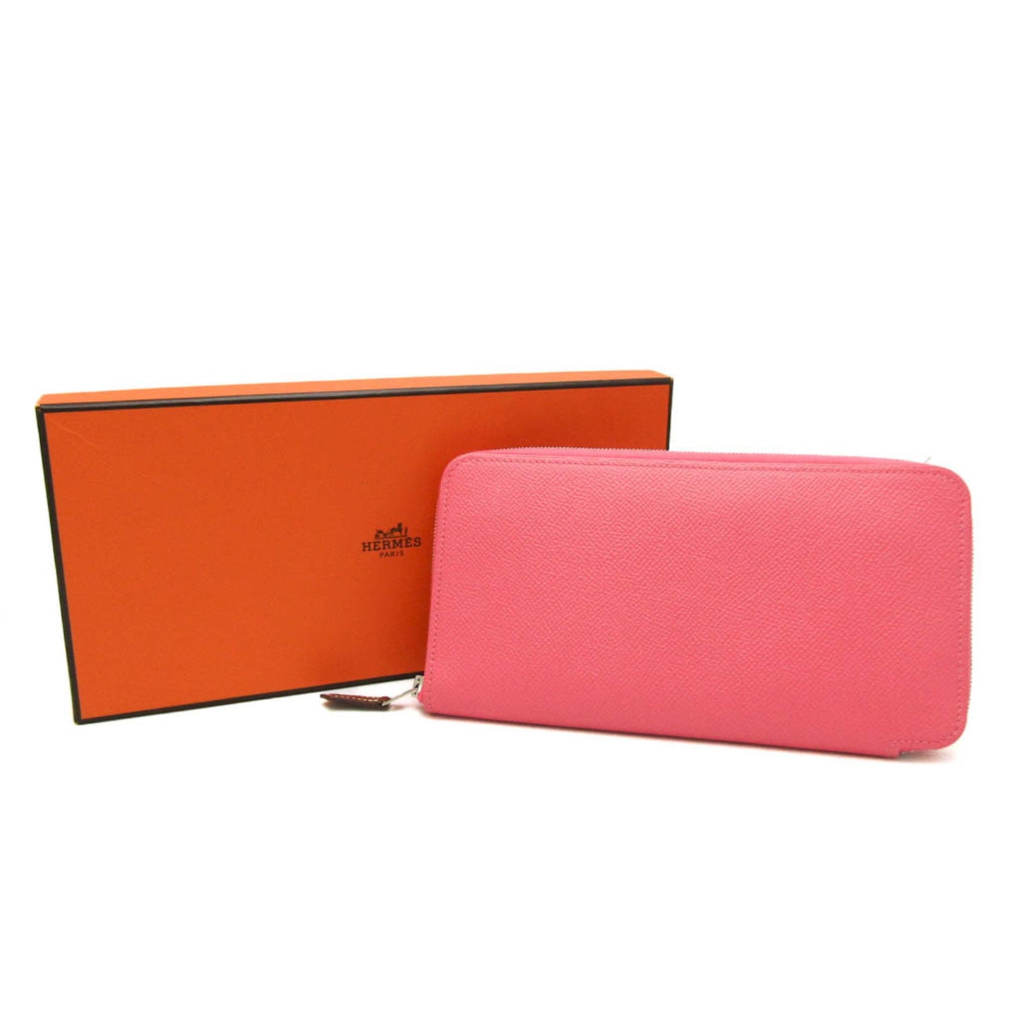 Hermès Silk'In Pink Leather Wallet Accessories