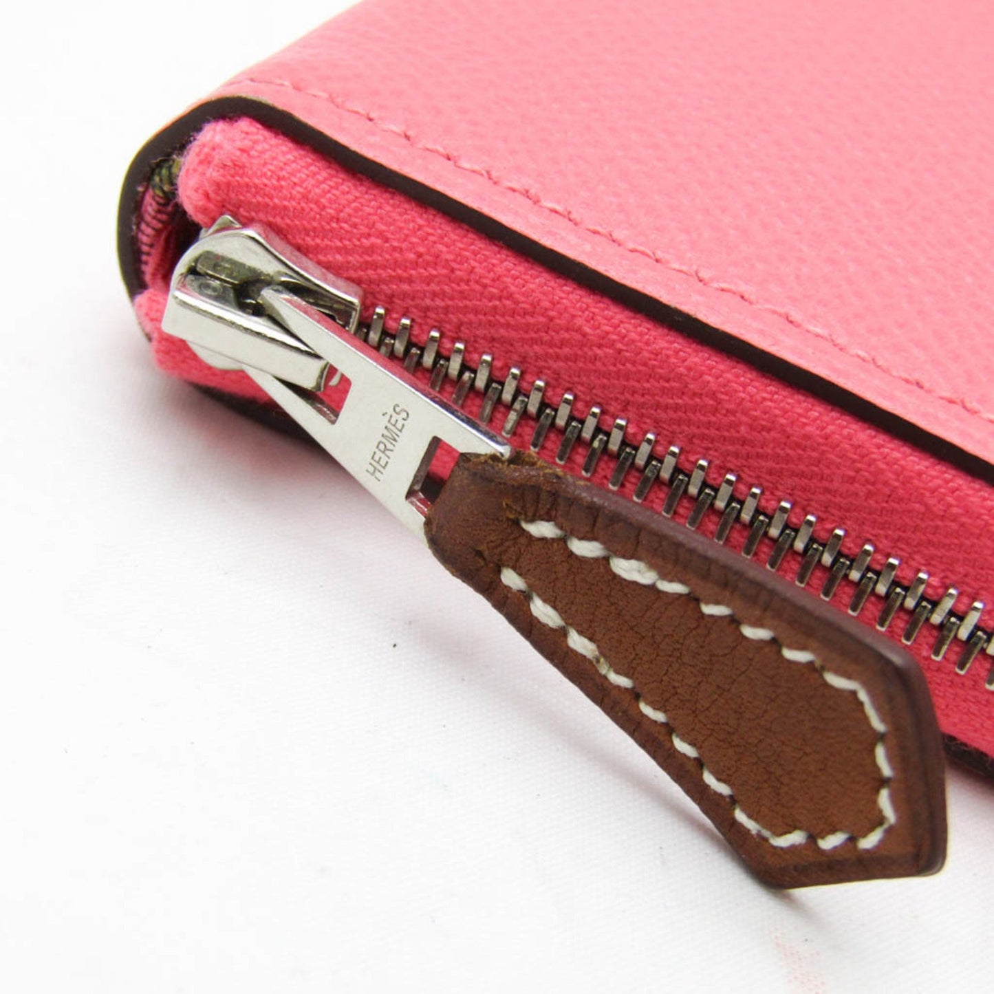 Hermès Silk'In Pink Leather Wallet Accessories