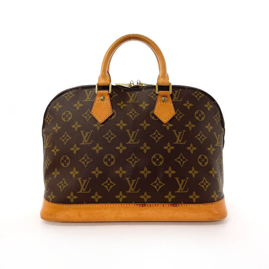 Louis Vuitton Alma Brown Canvas Hand Bag