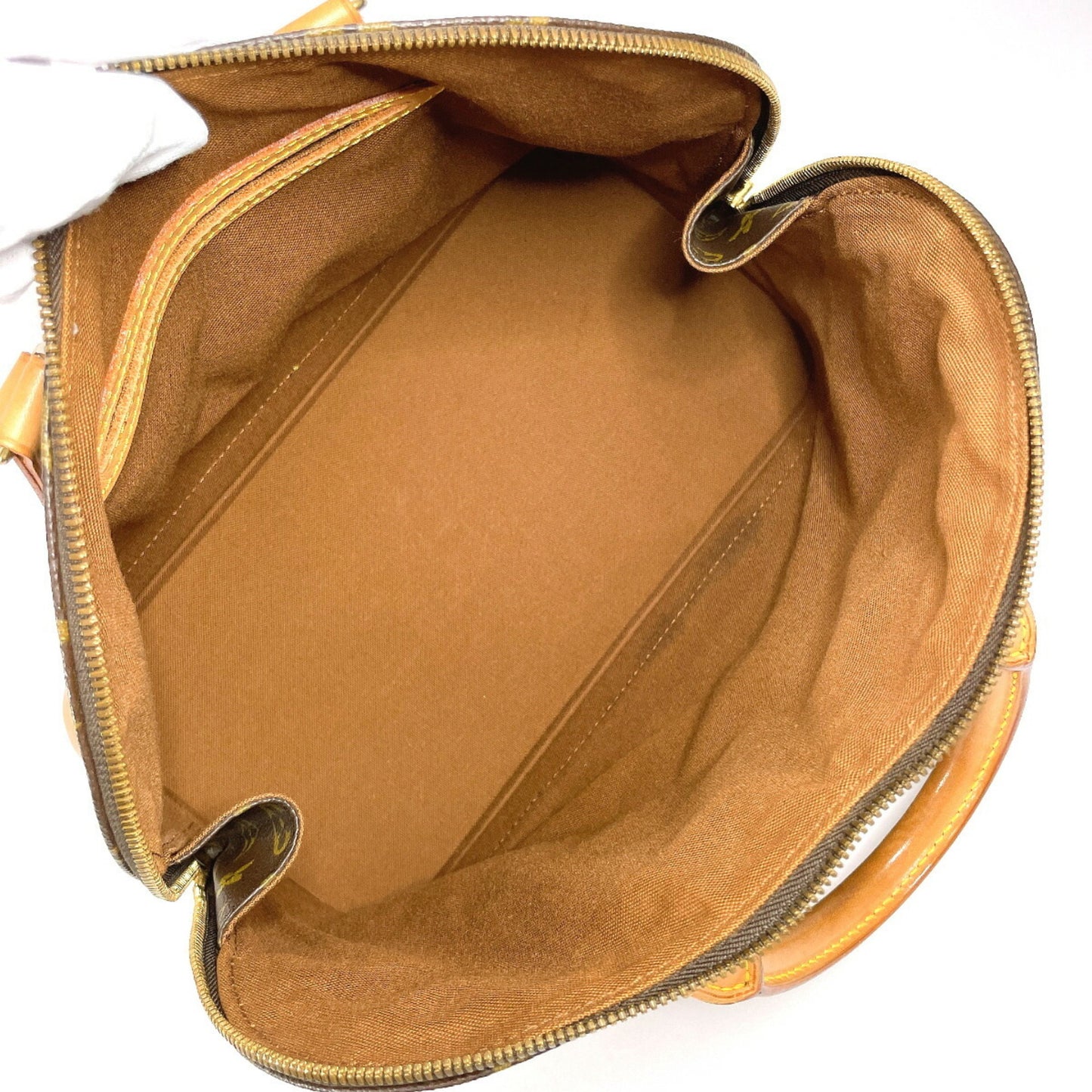 Louis Vuitton Alma Brown Canvas Hand Bag