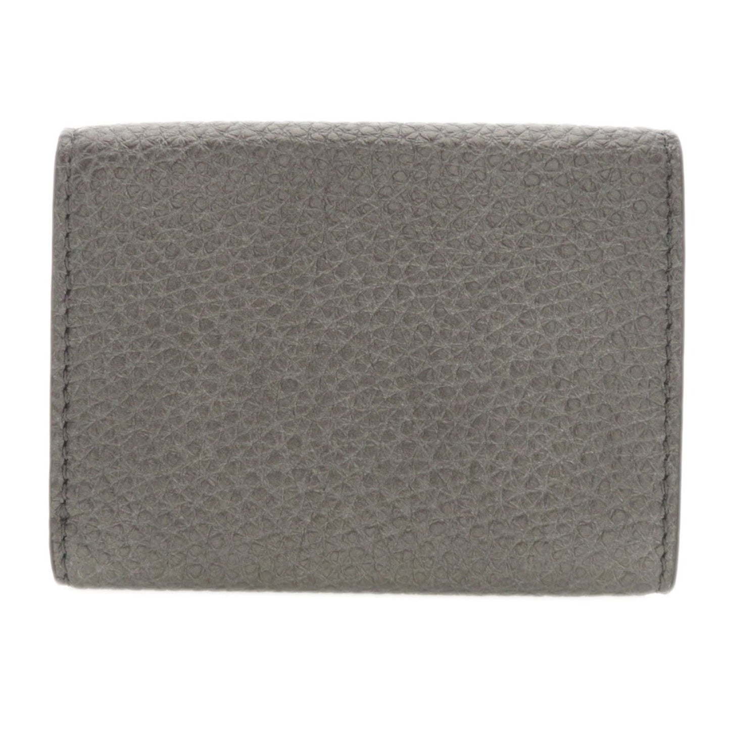 Fendi Micro Trifold Wallet Grey Pony-style Calfskin Wallet Accessories