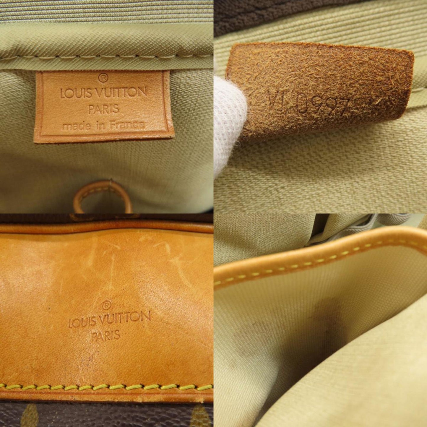 Louis Vuitton Deauville Brown Canvas Hand Bag