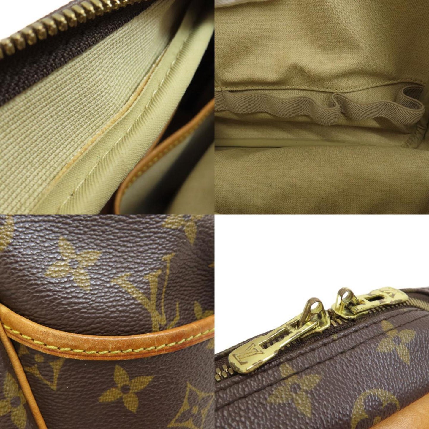 Louis Vuitton Deauville Brown Canvas Hand Bag