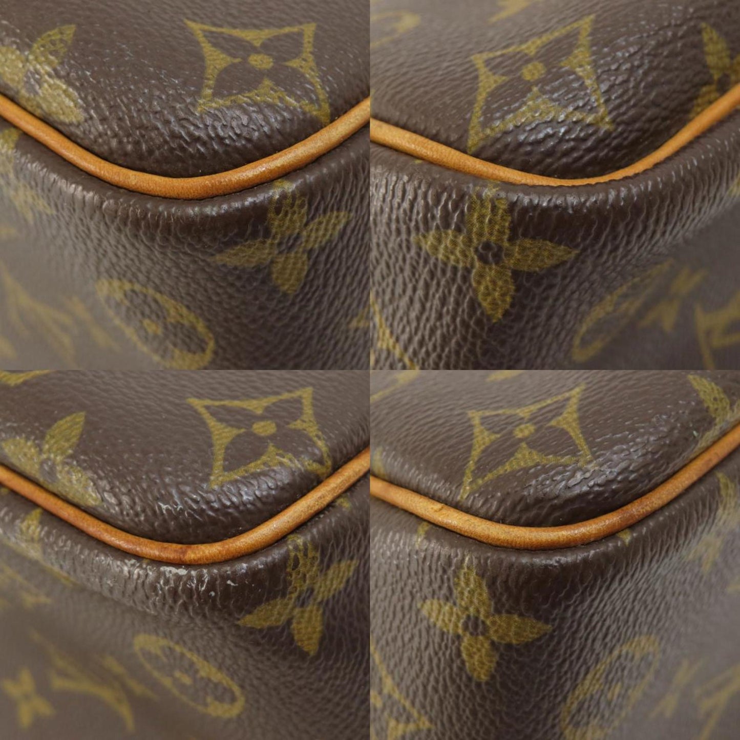 Louis Vuitton Deauville Brown Canvas Hand Bag