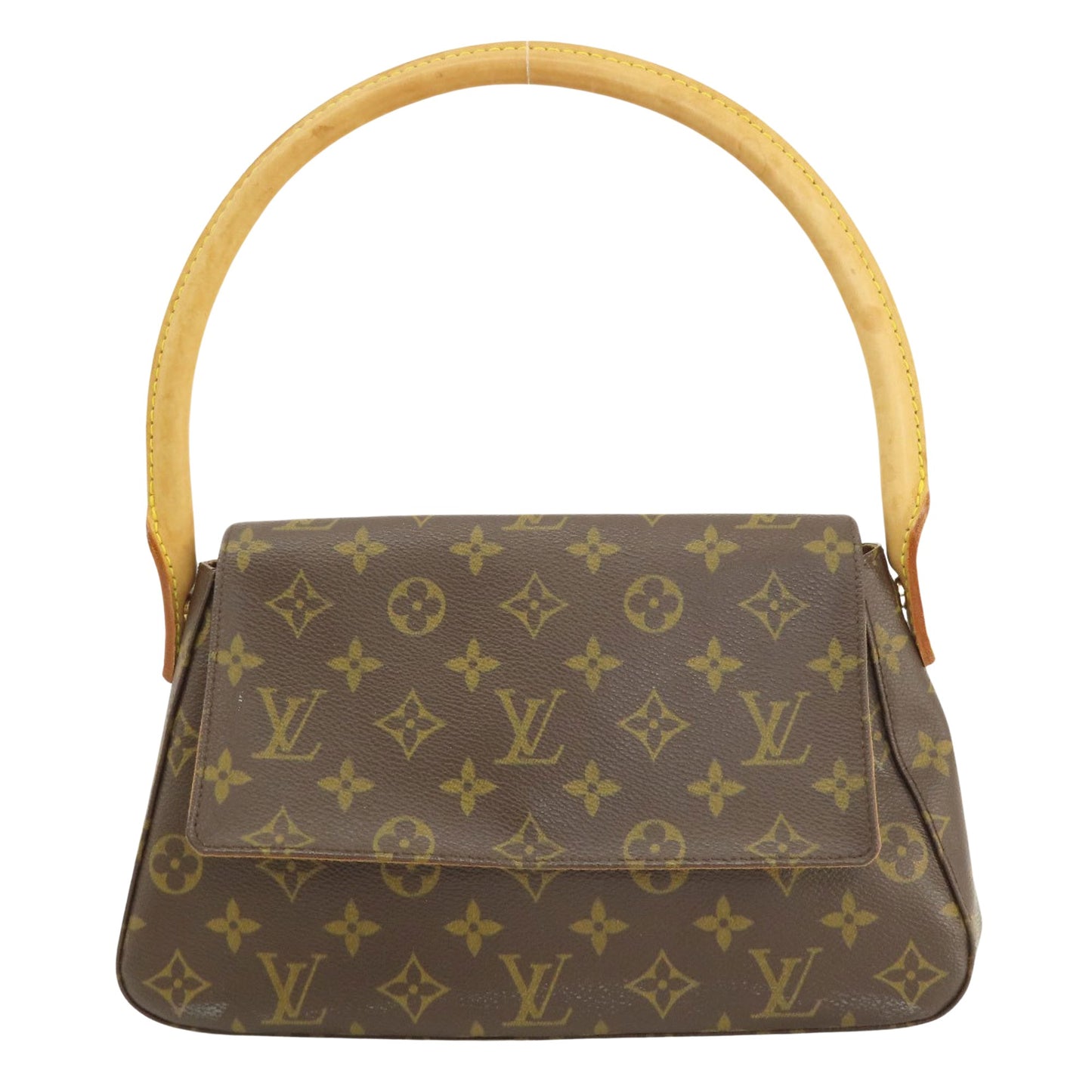 Louis Vuitton Mini looping Brown Canvas Hand Bag