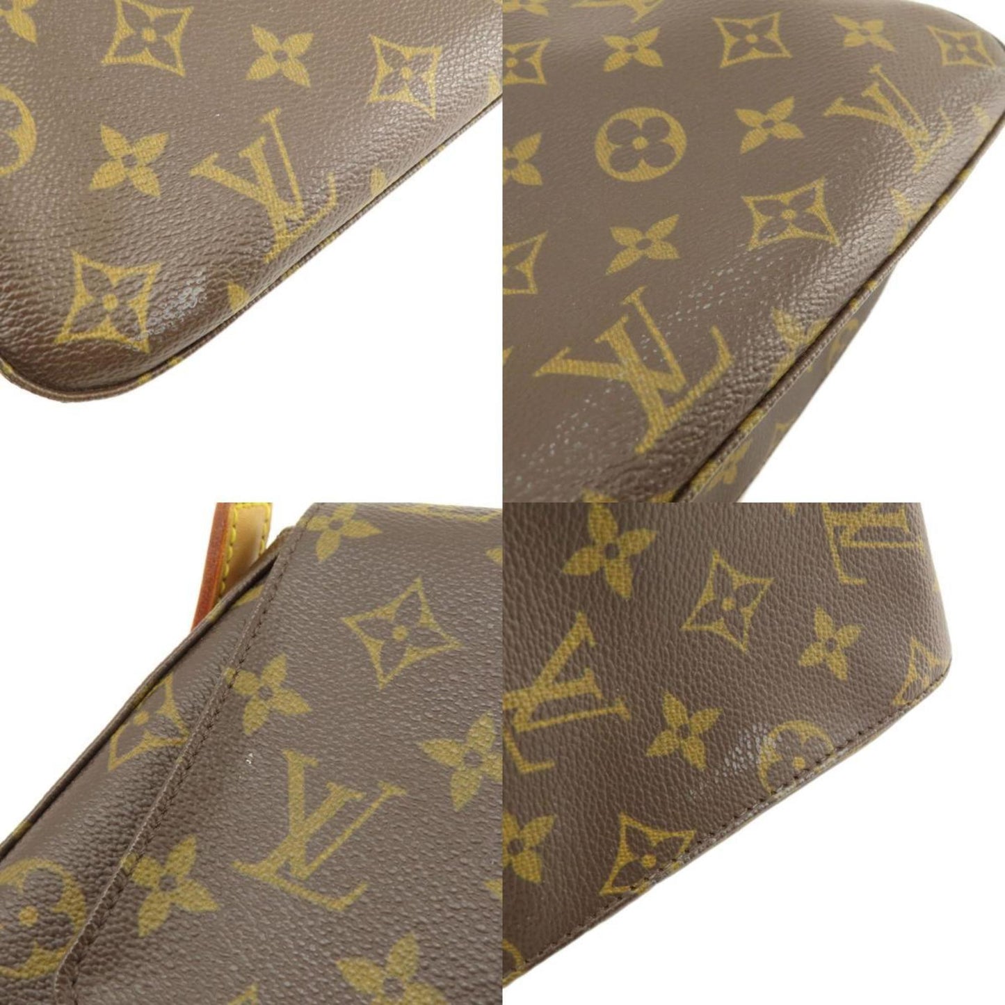 Louis Vuitton Mini looping Brown Canvas Hand Bag