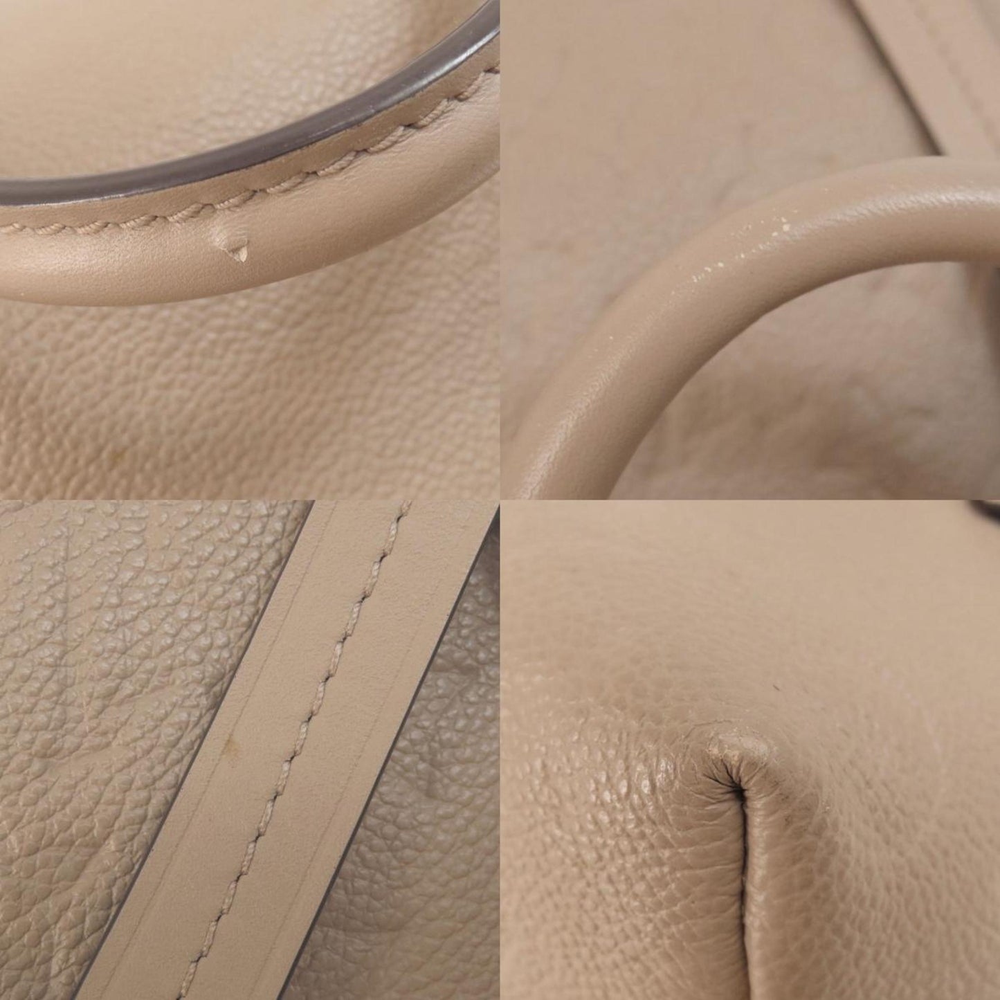 Louis Vuitton Montsouris Beige Canvas Backpack Bag