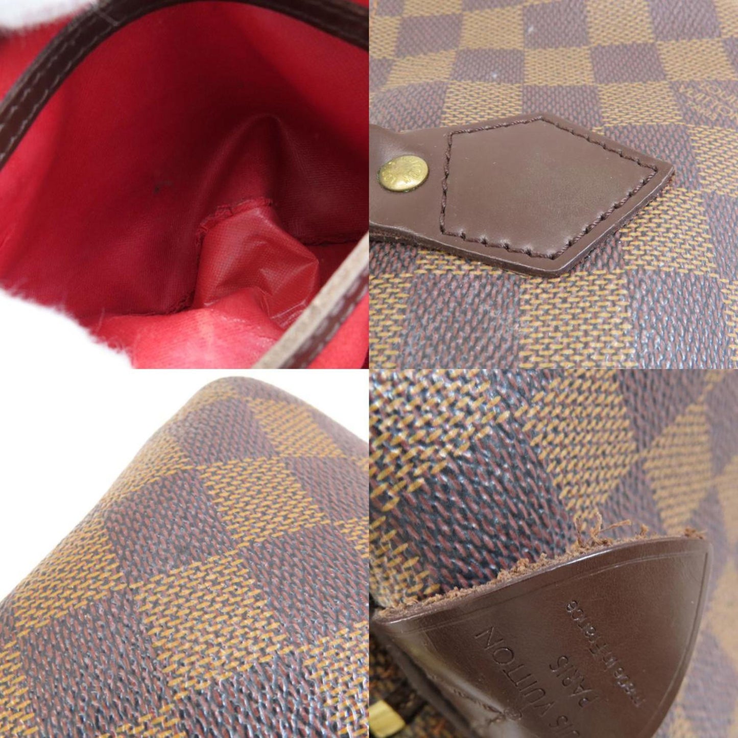 Louis Vuitton Speedy 30 Brown Canvas Hand Bag