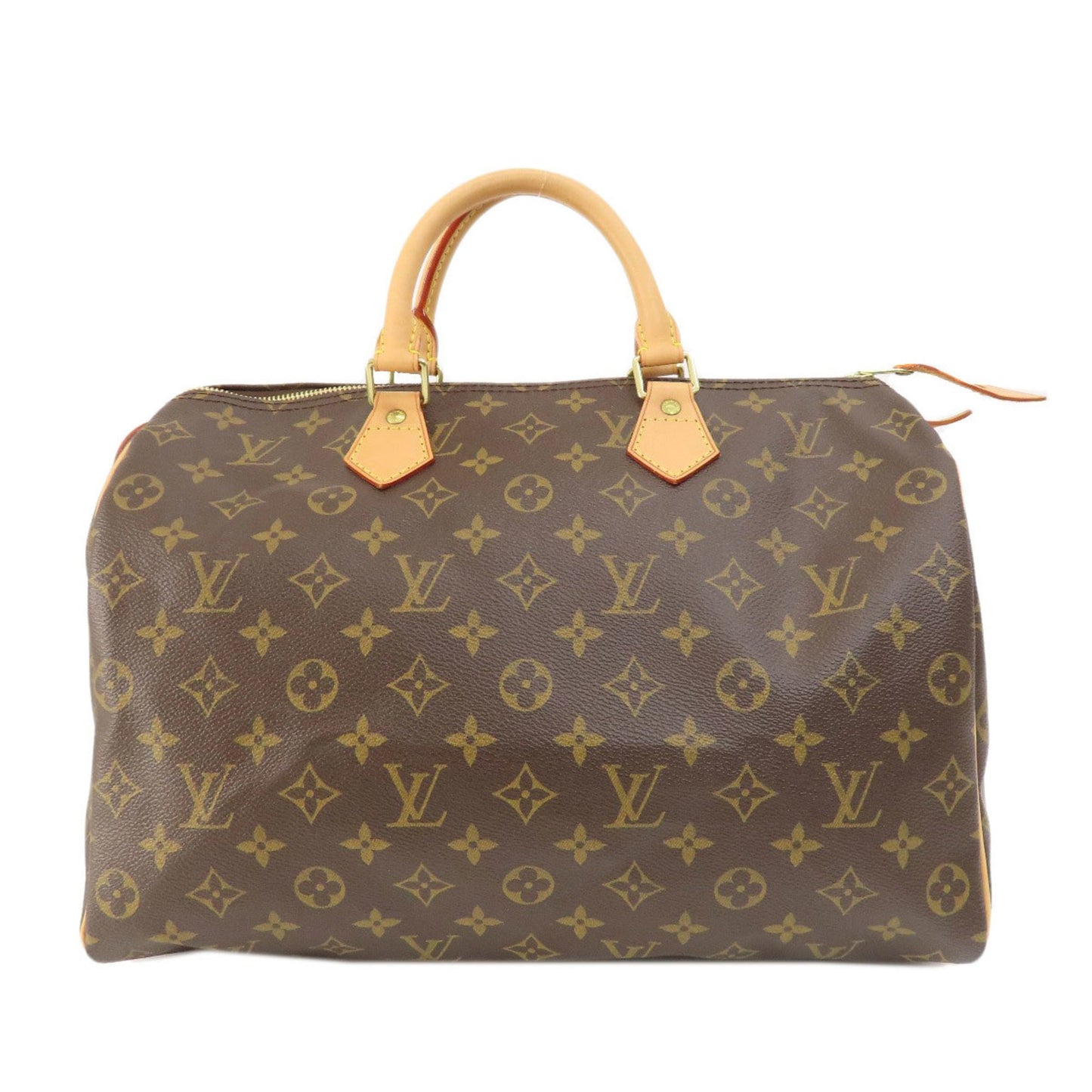 Louis Vuitton Speedy 35 Brown Canvas Hand Bag