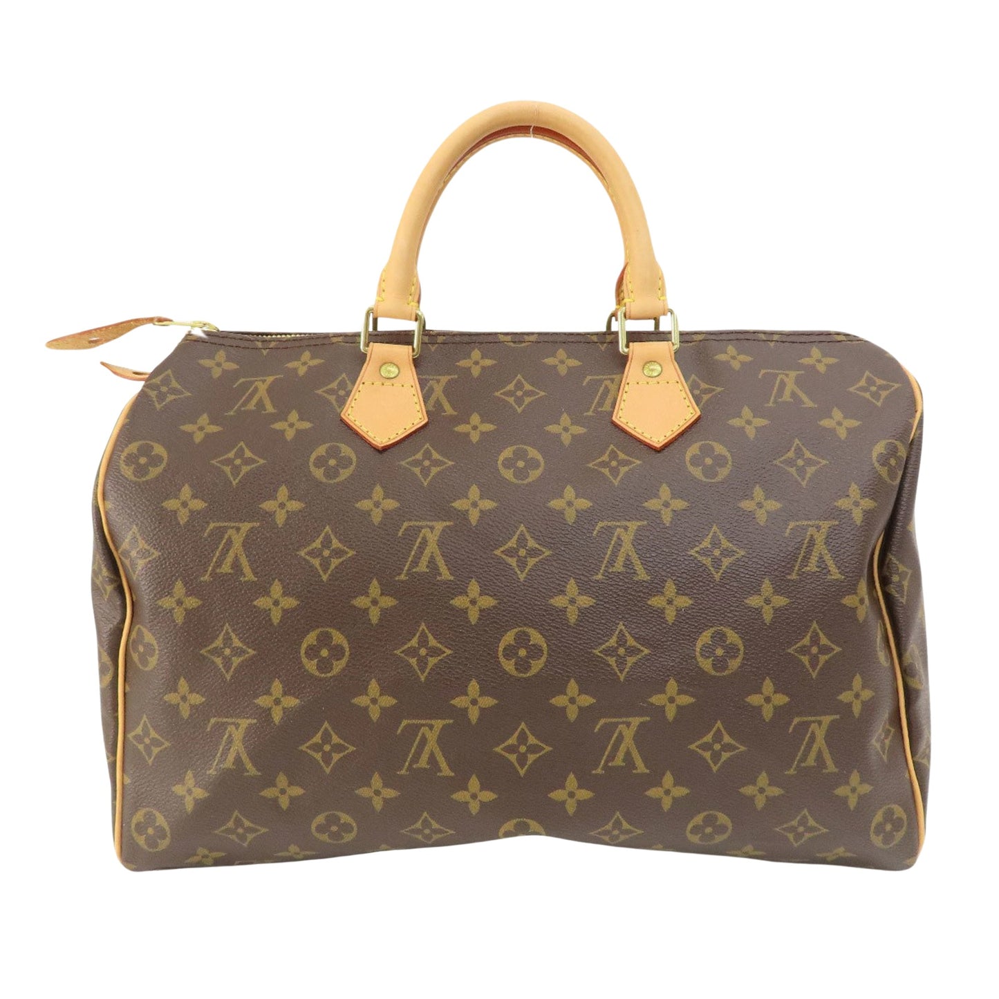 Louis Vuitton Speedy 35 Brown Canvas Hand Bag