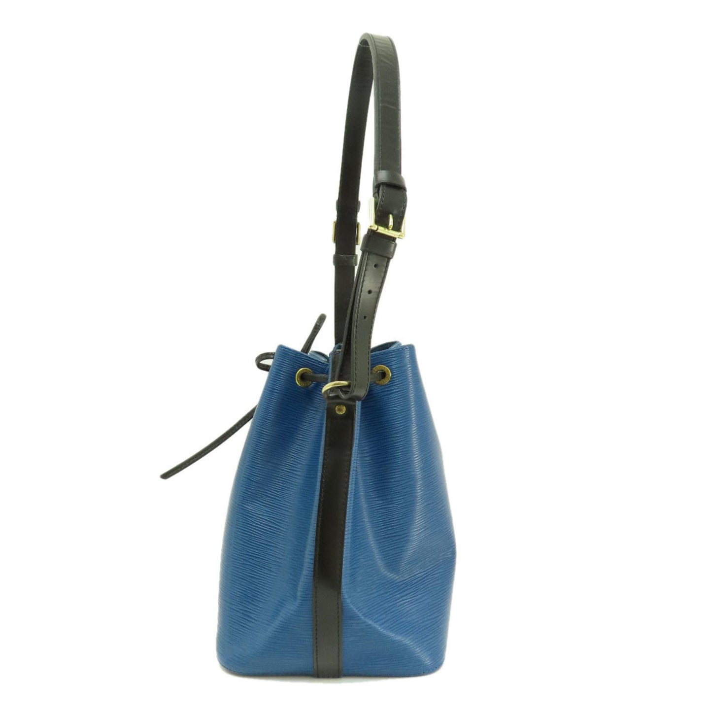 Louis Vuitton Petit Noé Blue Leather Shoulder Bag