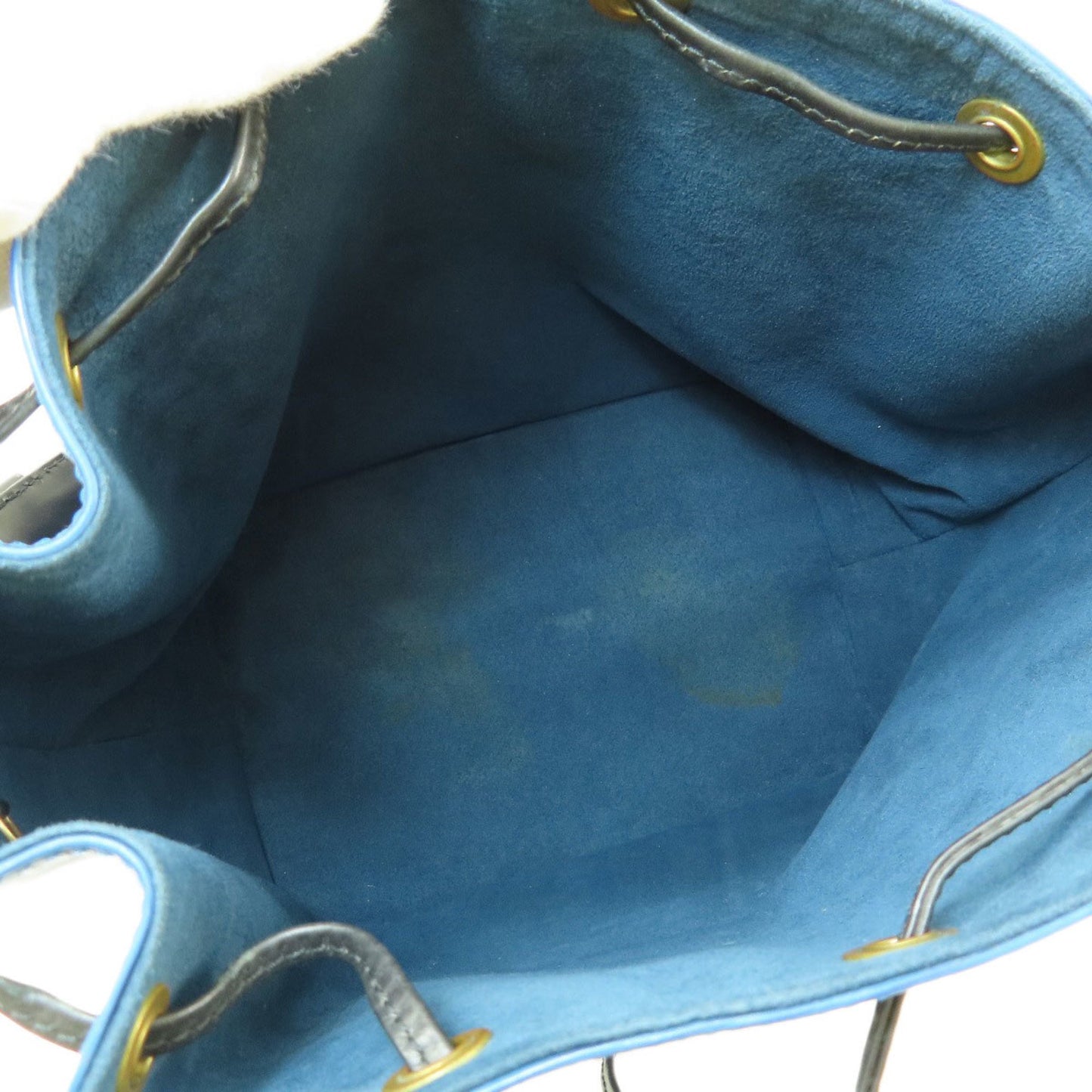 Louis Vuitton Petit Noé Blue Leather Shoulder Bag