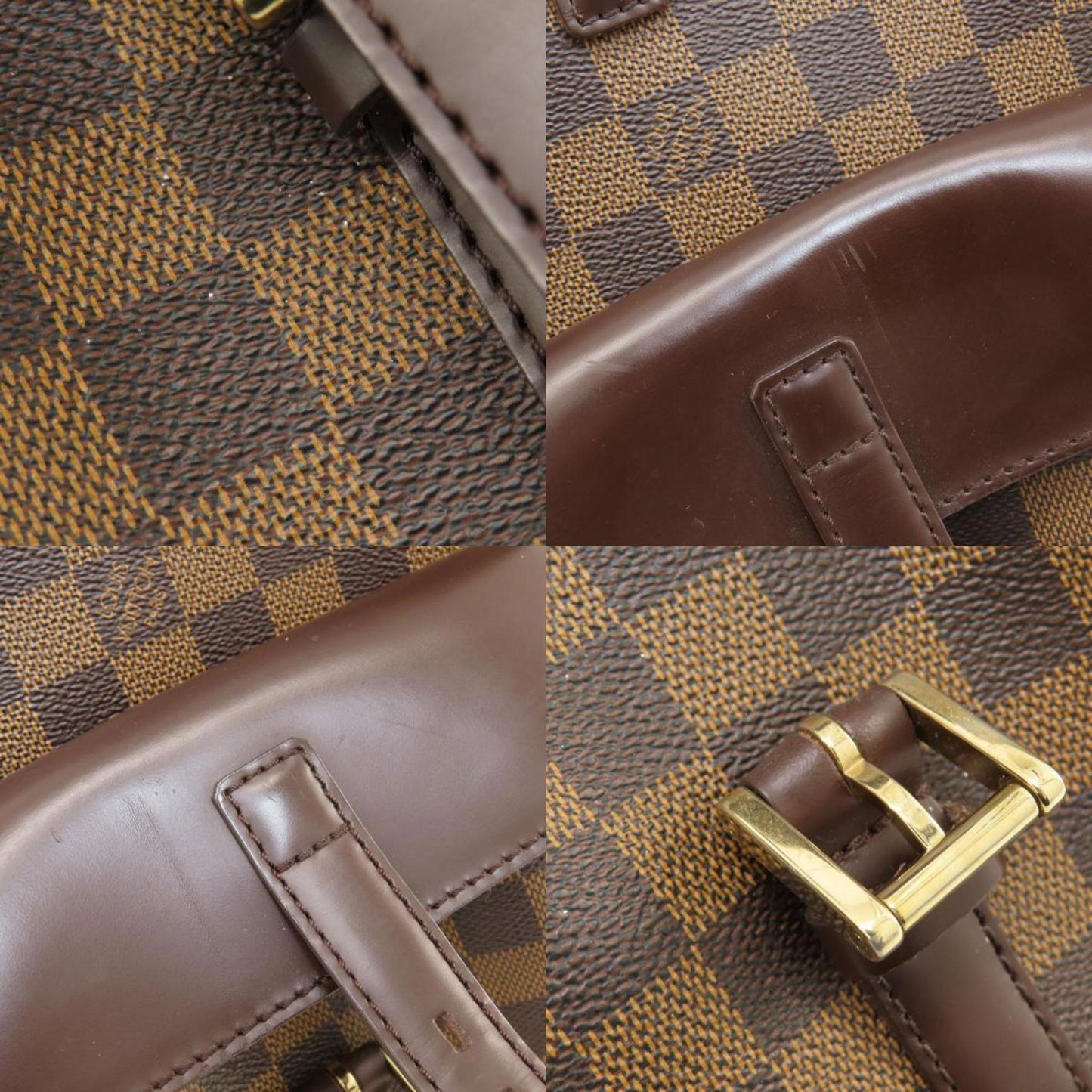 Louis Vuitton Uzes Brown Canvas Hand Bag