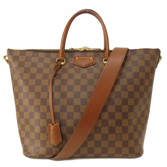 Louis Vuitton BELMONT Brown Canvas Tote Bag