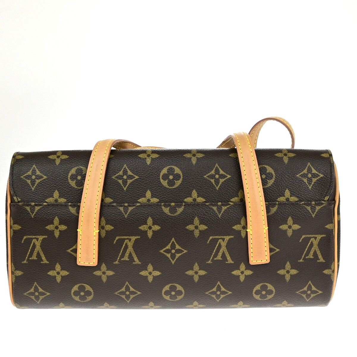 Louis Vuitton Sonatine Brown Canvas Hand Bag