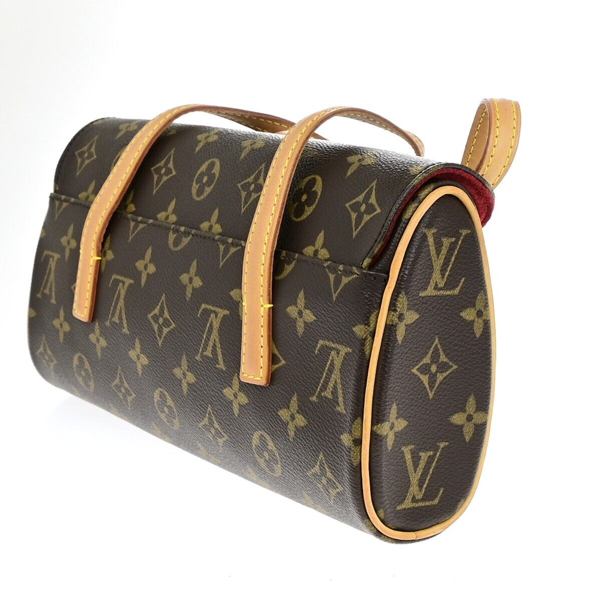 Louis Vuitton Sonatine Brown Canvas Hand Bag