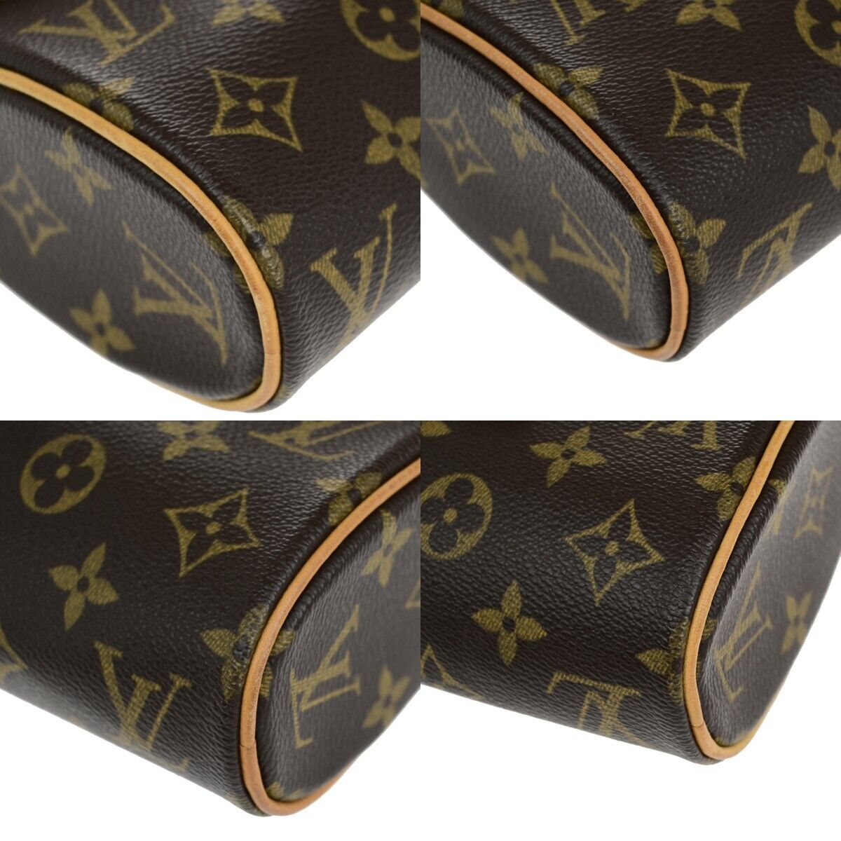 Louis Vuitton Sonatine Brown Canvas Hand Bag