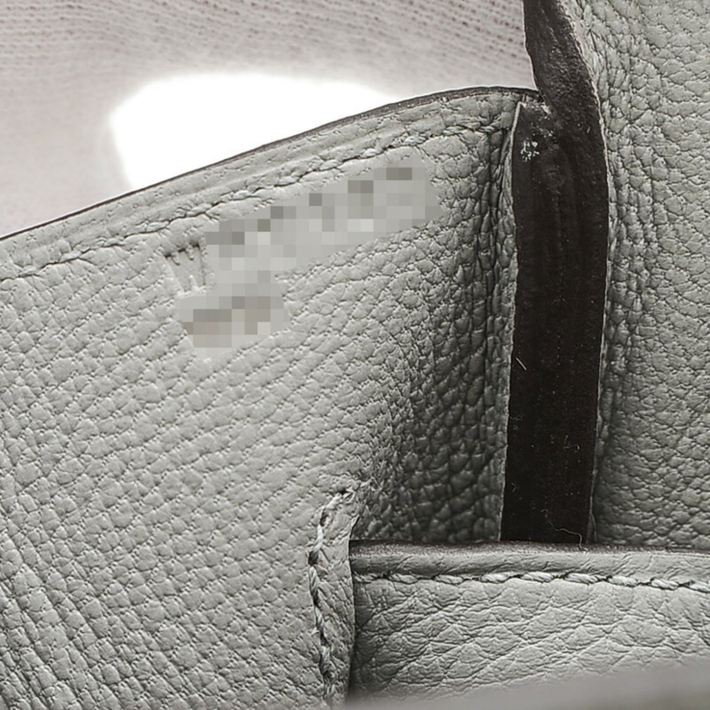 Hermès Birkin 35 Grey Leather Hand Bag